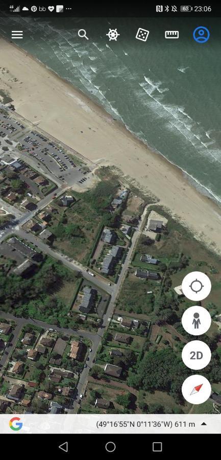 Villa Les Baigneurs Merville-Franceville-Plage Esterno foto